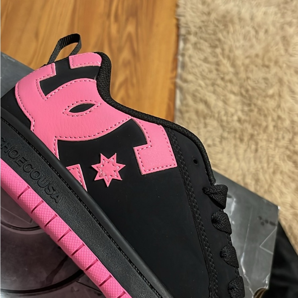 DC Kids Sneakers Black and Pink